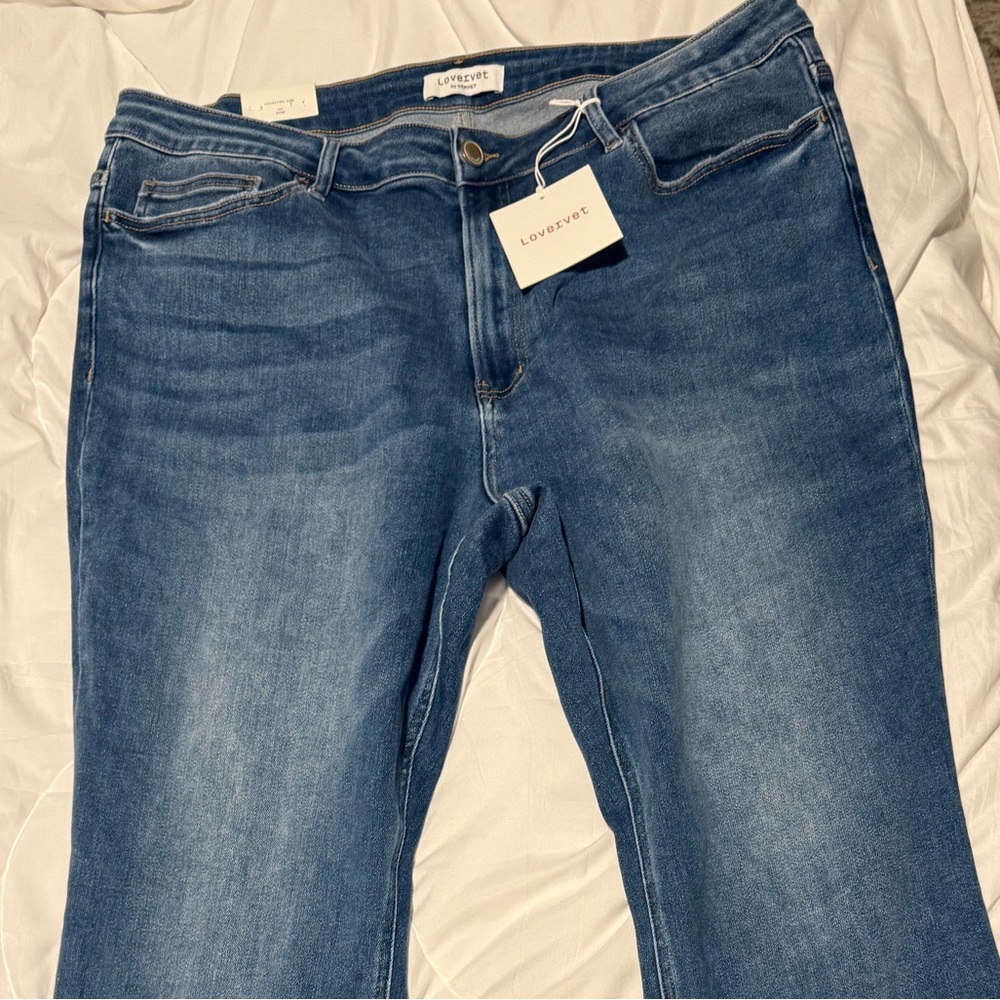 Women's High Rise Slim Boot Cut Jeans in Blue